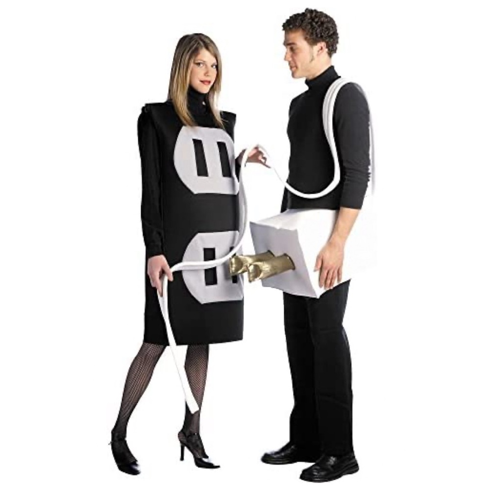 Rasta Imposta Plug and Socket Halloween Costume Set One Size